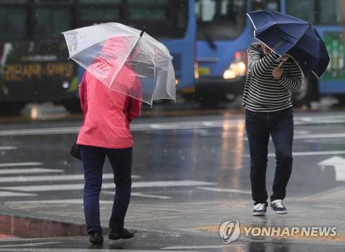 오늘날씨,출근길 비바람... 오후엔 그쳐