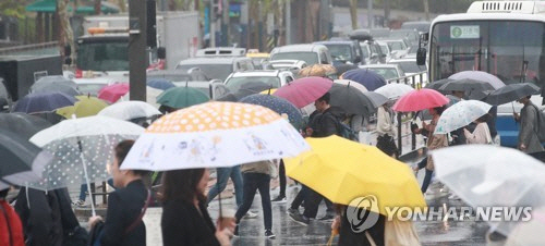 오늘날씨, 저녁까지 전국에 5~30㎜ 비... 미세먼지 농도 '좋음'