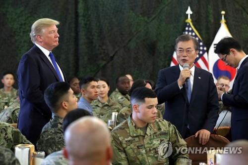 文 대통령 “주한미군은 한미동맹의 문제, 평화협정 체결과는 무관” 입장 밝혀