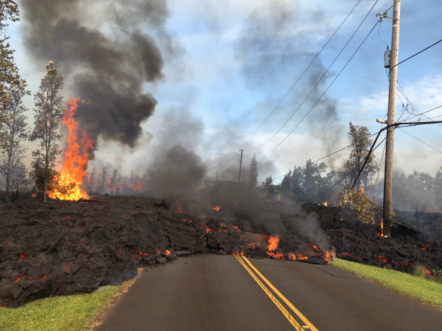 미국 하와이 킬라우에아 화산 폭발 / (EPA)연합뉴스