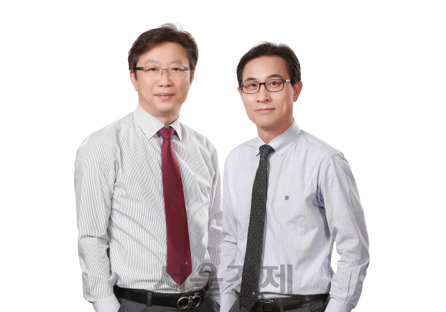 김종현(왼쪽) 쿠콘 대표와 장영환 쿠콘 대표./사진제공=쿠콘