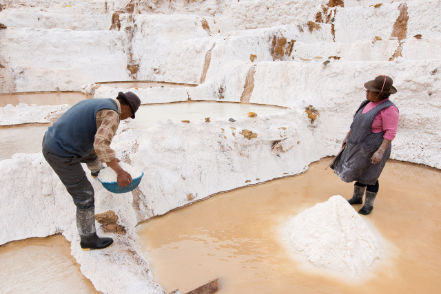 페루의 소금생산