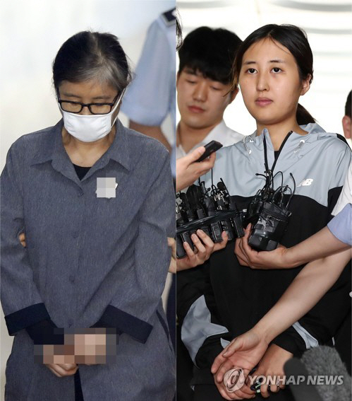 최순실·정유라, 1년 반 만에 ‘모녀상봉’…10분간 구치소 면회