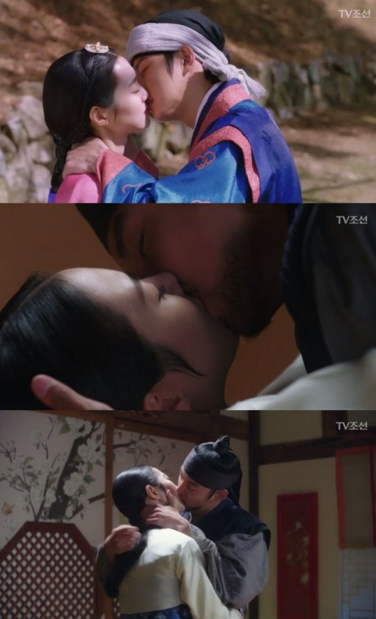 윤시윤-진세연, 방송 당시에도 열애설 의심케 하던 ‘열정적 키스신’