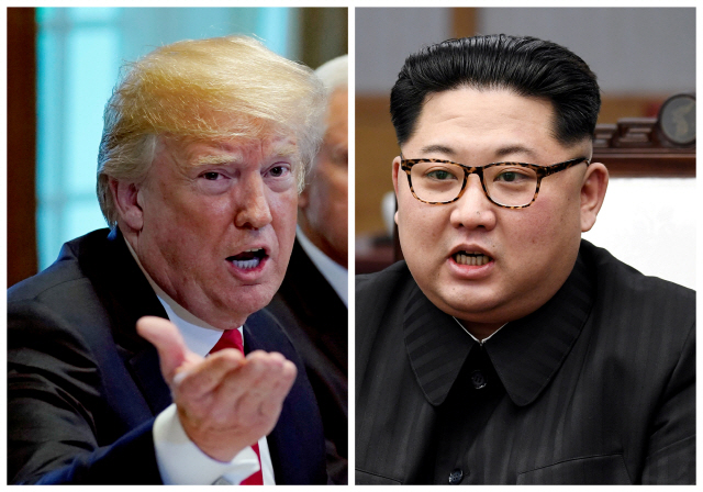 도널드 트럼프(왼쪽) 미국 대통령과 김정은 북한 국무위원장. /로이터연합뉴스