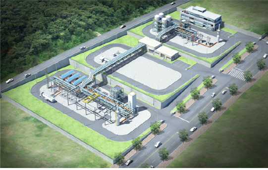 LNG 벙커링 기자재 시험평가 설비 센터 조감도./사진제공=부산시