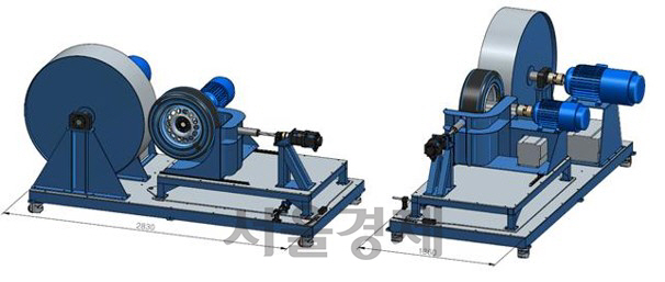 기계연 연구팀이 개발한 타이어 마모 측정 시뮬레이터. 사진제공=한국기계연구원