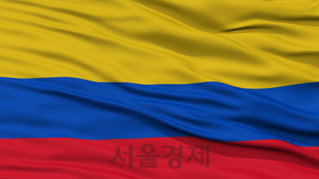 콜롬비아 국기 /이미지투데이