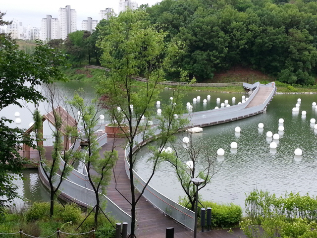 광교호수공원 전경/사진제공=삼성물산