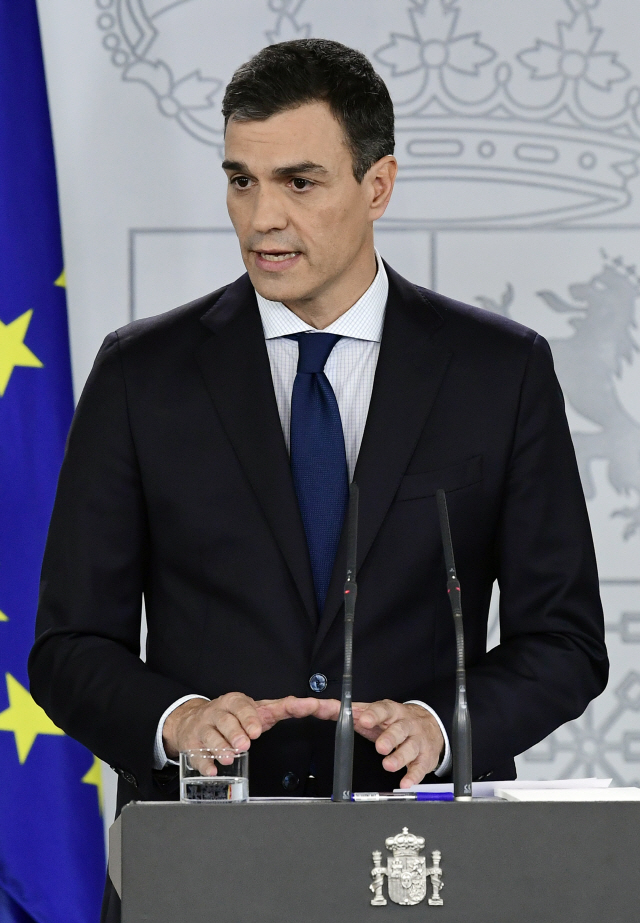 페드로 산체스 스페인 총리 /AFP연합뉴스
