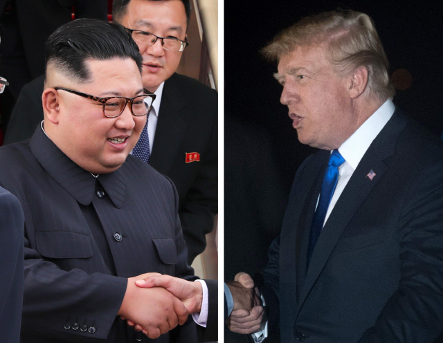 김정은(왼쪽) 북한 국무위원장과 도널드 트럼프 미국 대통령  /연합뉴스