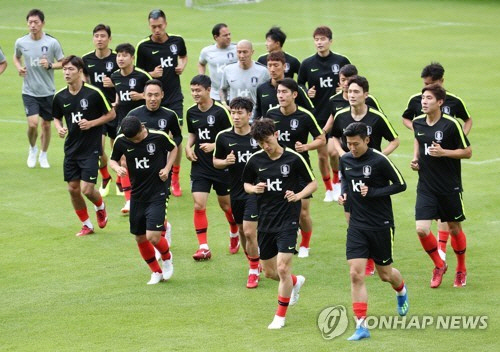 세네갈전은 잊고... 러시아월드컵 축구대표팀 12일 러시아 입성해 마지막 담금질