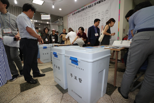 제7회 전국동시지방선거의 최종 투표율이 마의 60%를 넘었다./연합뉴스