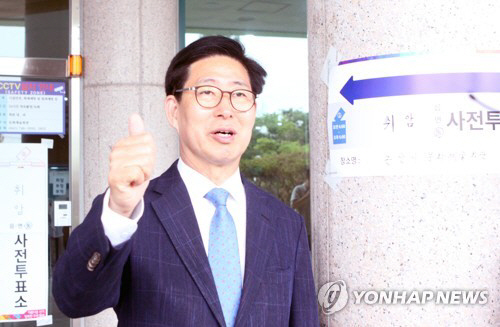 '출구조사' 충남지사 양승조 63.7% 출구조사 1위, '피닉제' 이인제와 00%차