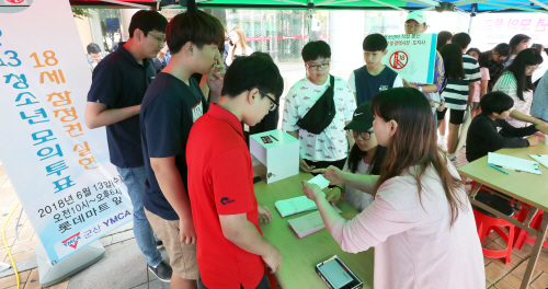 청소년이 뽑은 서울시장은 '녹색당 신지예'…교육감은 조희연