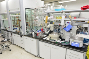 신약 후보물질 개발을 위한 치매DTC융합 연구단의 약물합성 실험실. /사진제공=KIST