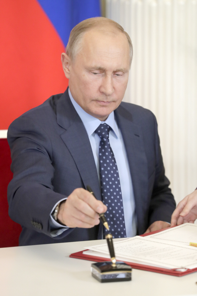 블라디미르 푸틴 러시아 대통령/타스연합뉴스