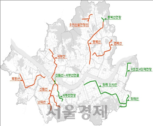 서울시, 교통 격차 해소 위해 경전철 사업에 재정 투입 확대