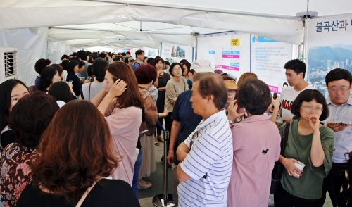 <분당 더샵 파크리버 집객사진, 자료제공 : 포스코건설>