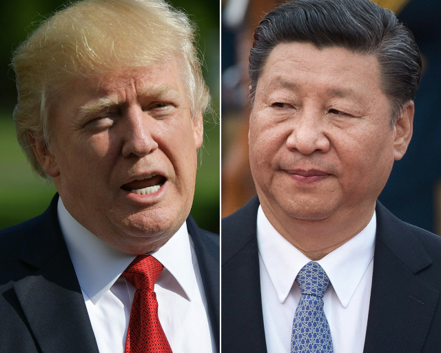 도널드 트럼프(왼쪽) 미국 대통령과 시진핑 중국 국가주석/AFP연합뉴스