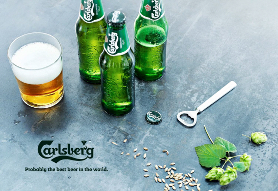 골든블루가 ‘칼스버그(Carlsberg)’의 유통 제품을 확대하고 마케팅을 본격적으로 펼치기로 했다./사진제공=골든블루