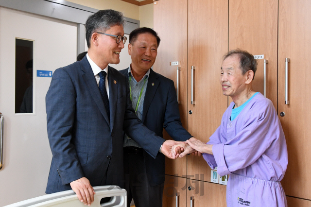 김재현 산림청장, 대구보훈요양원 위문