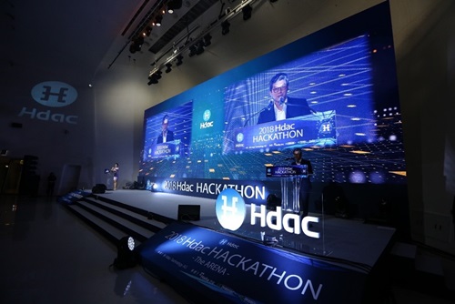 2018 에이치닥(Hdac) 해커톤 대회, Hdac Technology 양희창 대표의 개회사