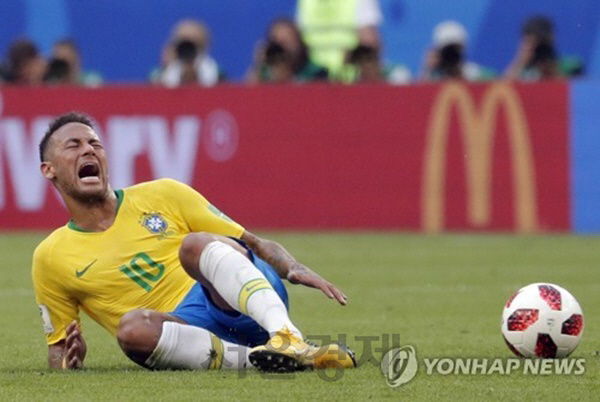 ‘브라질의 축구 천재’ 네이마르는 올해 월드컵의 주인공이 되지 못했다./EPA=연합뉴스