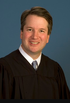 미국 새 대법관 후보로 지명된 브렛 캐배너 워싱턴DC 연방항소법원 판사/사진제공=위키피디아
