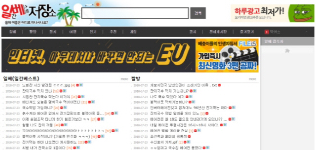 일베 박카스남, 노년 여성 노출한 '충격' 게시물 '사람 맞냐'