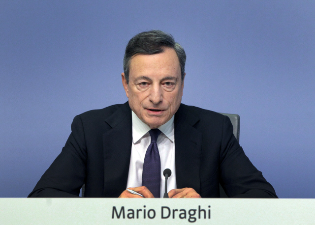 마리오 드라기 유럽중앙은행(ECB) 총재. /AFP연합뉴스