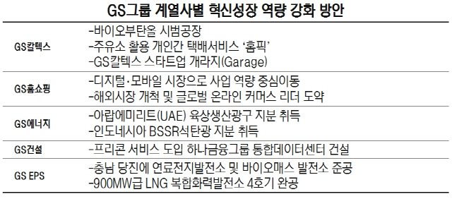 수정)GS그룹 계열사별 혁신성장 역량강화방안