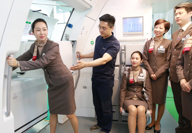 [사진] 아시아나항공, 中 북방항공 교사 서비스 교육