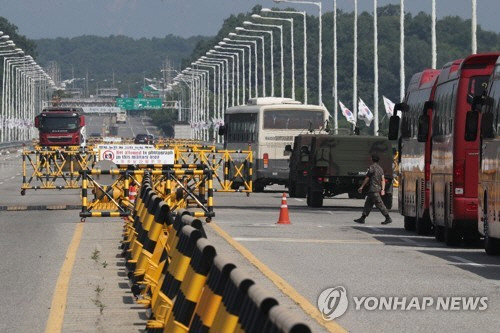 지난달 중국 거쳐 북한 가려다 송환된 30대, 통일대교 건너 도주하다 검거