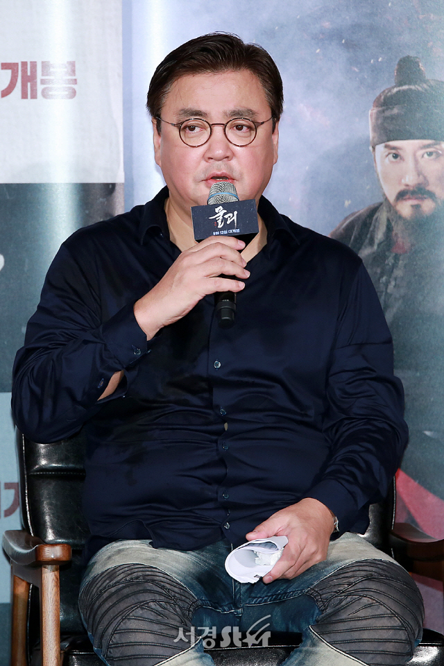 정태훈 대표가 영화 ‘물괴’ 제작보고회에 참석했다.