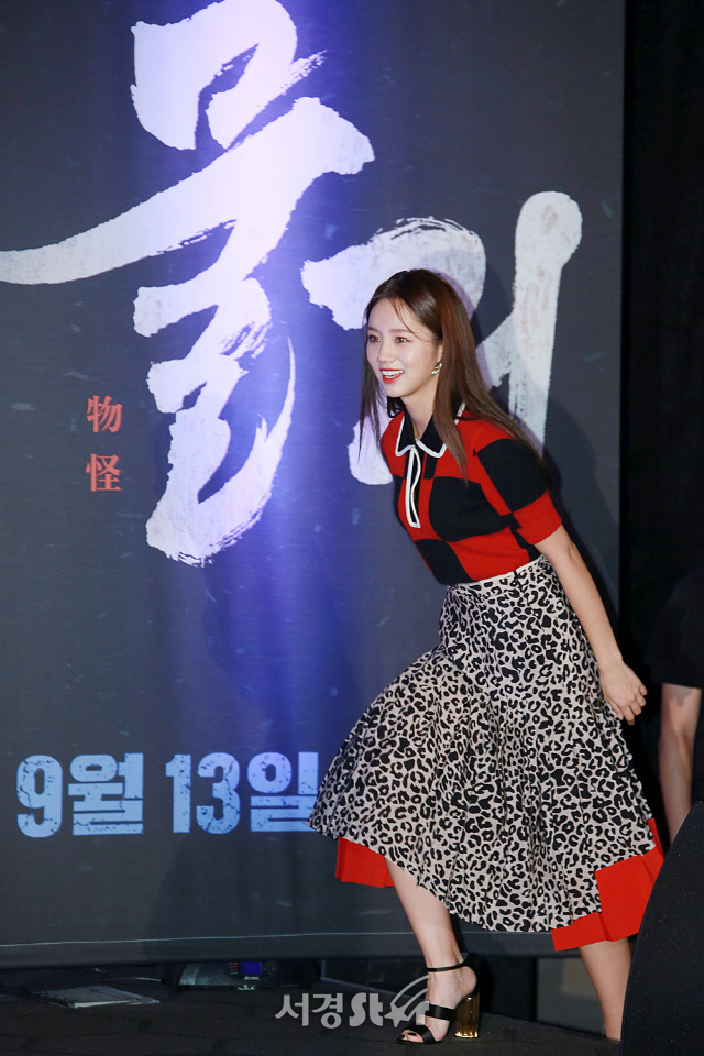 배우 이혜리가 영화 ‘믈괴’ 제작보고회에 참석했다.