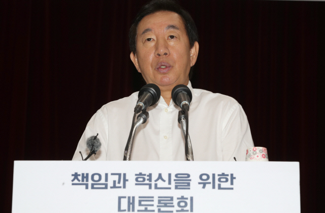 9월 국회 앞두고 '대여(對與) 투쟁' 외친 김성태