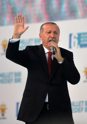 레제프 타이이프 에르도안 터키 대통령. /앙카라=EPA연합뉴스