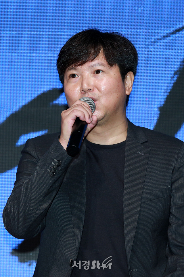 영화 ‘안시성’의 김광식 감독이 제작보고회에 참석했다.