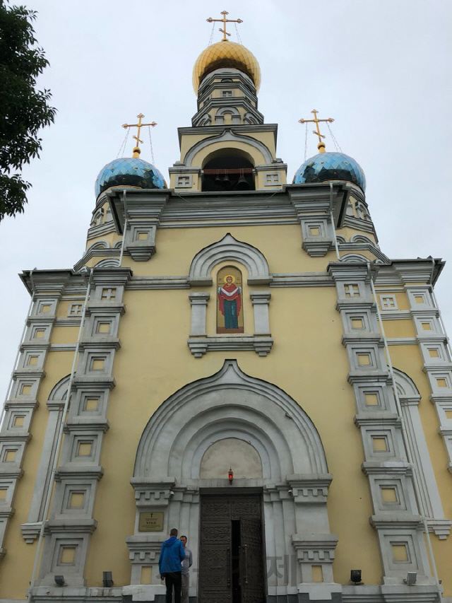 블라디보스토크에서 가장 큰 ‘그리스정교회’ 포크롭스키 성당.
