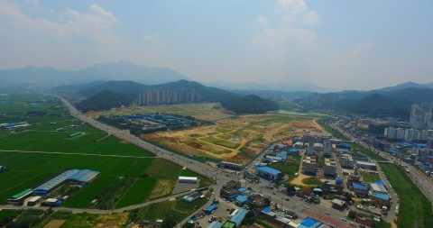 GS건설이 분양예정인 문성레이크자이가 들어설 구미시 고아읍 문성택지지구(사진제공=GS건설)