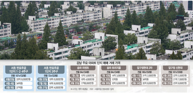 3016A02 강남 주요 아파트 단지 매매 거래 가격(16판)_c