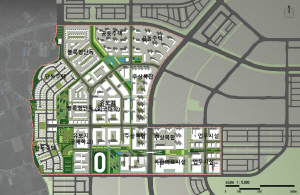 국제교류단지 조성 예시도