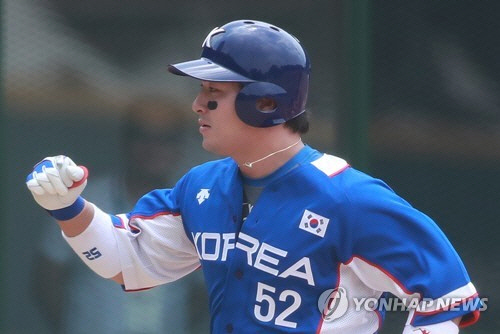 [아시안게임] '쾅,쾅,쾅' 야구 슈퍼라운드 한국 일본에 승리