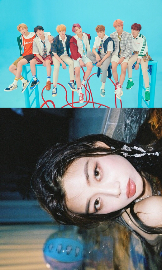 숀, 가온차트 3관왕…방탄소년단 193만 장으로 앨범차트 1위