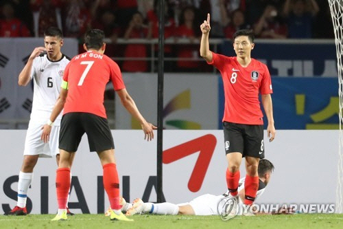 한국, 코스타리카 2-0 승리, 벤투호 빠른 축구에 이재성-남태희 '활짝'
