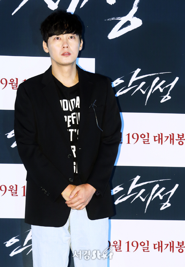 배우 박병은이 12일 서울 용산구 한강대로 CGV 용산아이파크몰 에서 열린 영화 ‘안시성’언론시사회에 참석하고 있다.
