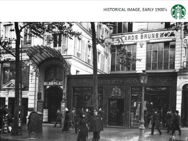 스타벅스 오페라점이 입점한 건물의 1900년대 모습. 출처 = Starbucks Partners 페이스북 페이지