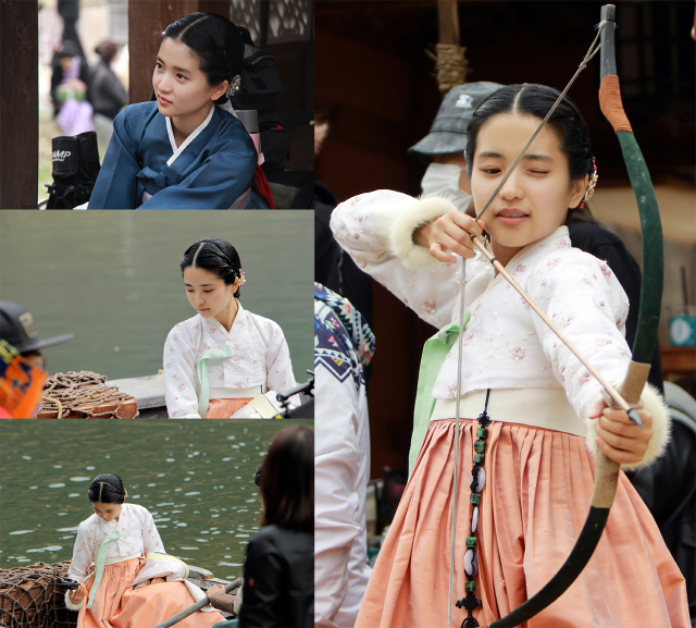 '미스터 션샤인' 우리 애기씨 이렇게 깜찍하기까지, 김태리 쉬는시간도 예뻐