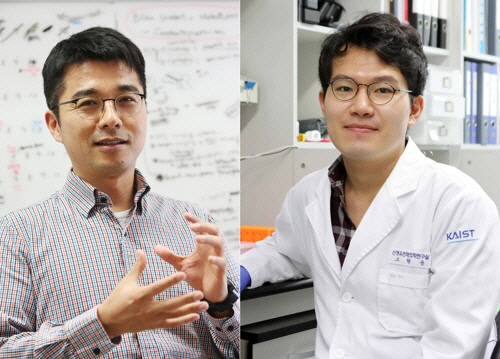 KAIST 의과학대학원 이정호 교수(왼쪽)와 고현용 박사과정생.